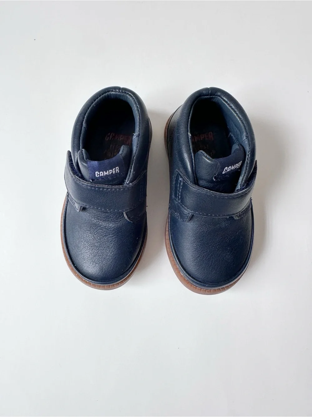 CAMPER navy Bryn boots